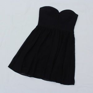 H&M Black Strapless Dress
